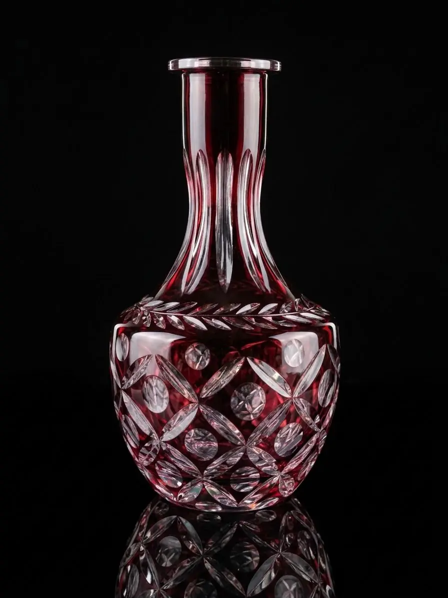 Paşabahçe Renkli Kesme • Bordo • Model 01